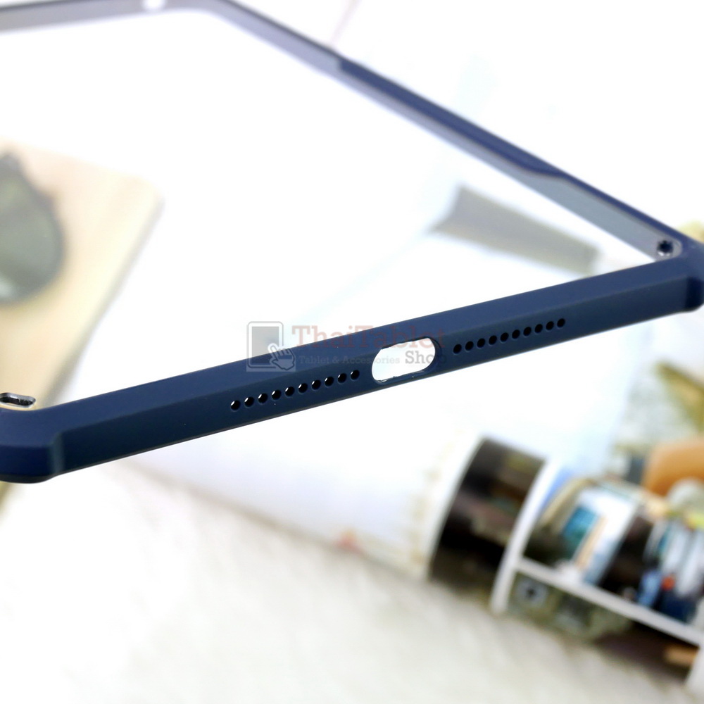 XUNDD: เคส iPad Mini 4 รุ่นขอบสีหลังใส