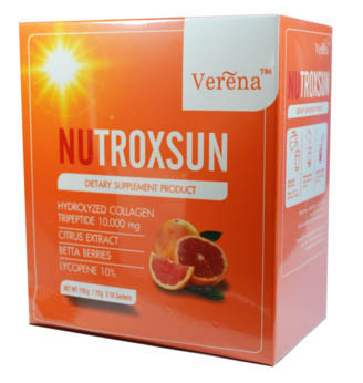 Verena Nutroxsun เวอรีน่า นูทรอกซัน 1 กล่องมี 10 ซอง