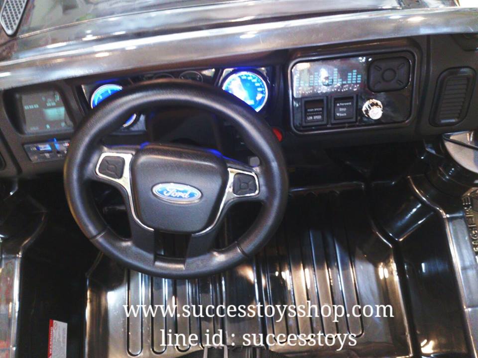 DK3646OR รถแบตเตอรี่ รถกระบะฟอร์ด FORD RANGER 2มอเตอร์ แบต 12V มีโช๊ค มี5สี แดง ขาว ดำ ส้ม ชมพู