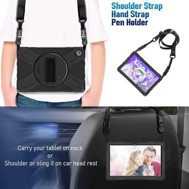 [Multi Function] เคสกันกระแทก เคส Lenovo Tab M10 Gen3 10.1 นิ้ว พร้อมสายสะพาย