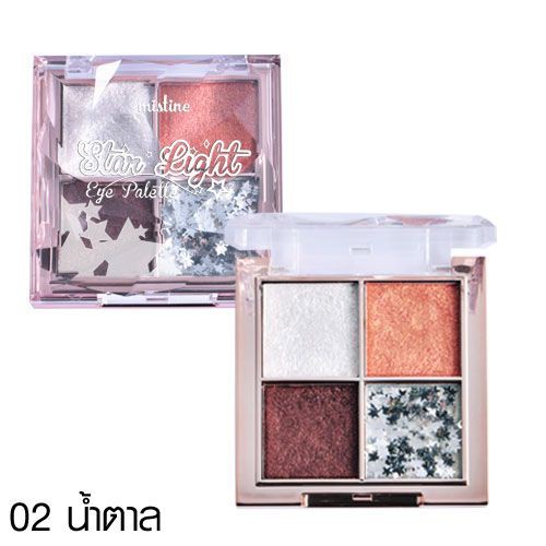 Mistine Star Light Eye Palette สีสวยวิ้งค์กระแทกตา ในราคาแค่ 179 อายแชโดว์กลิตเตอร์วิ้งค์ๆ มี 3 สีให้เลือกสวยๆ❤ เลิฟสีไหนก็จัดเลยค่ะ