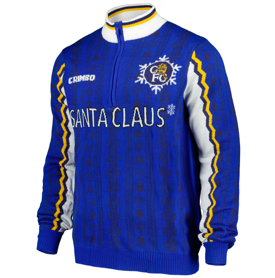 เสื้อกันหนาวย้อนยุคเชลซี Fairisle Christmas ของแท้