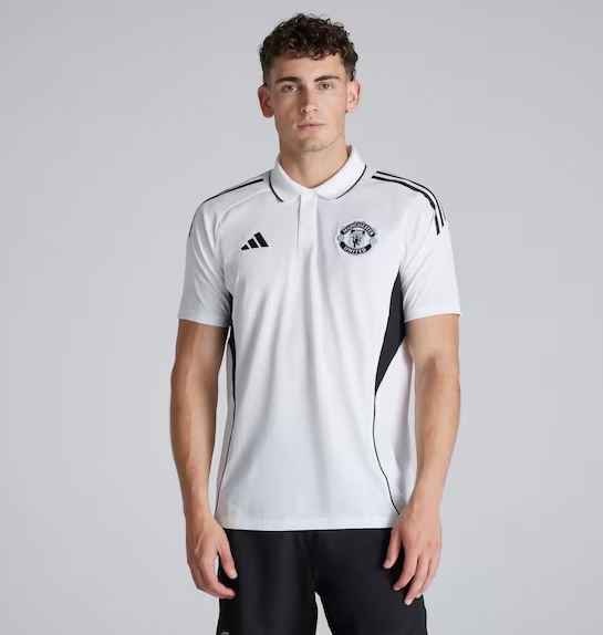 เสื้อโปโลแมนเชสเตอร์ ยูไนเต็ด Tiro 25 Competition สีขาวของแท้