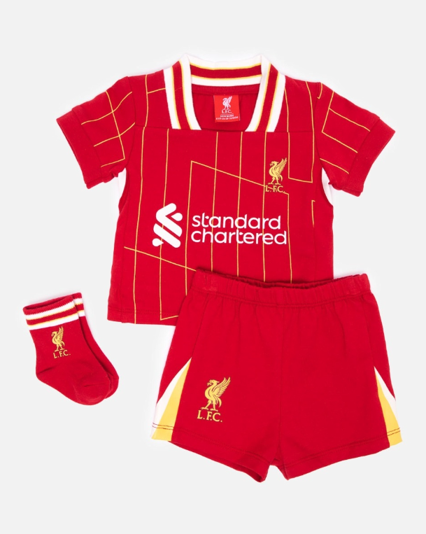 เสื้อเด็กลิเวอร์พูล Baby 24/25 Home Kit Set ของแท้