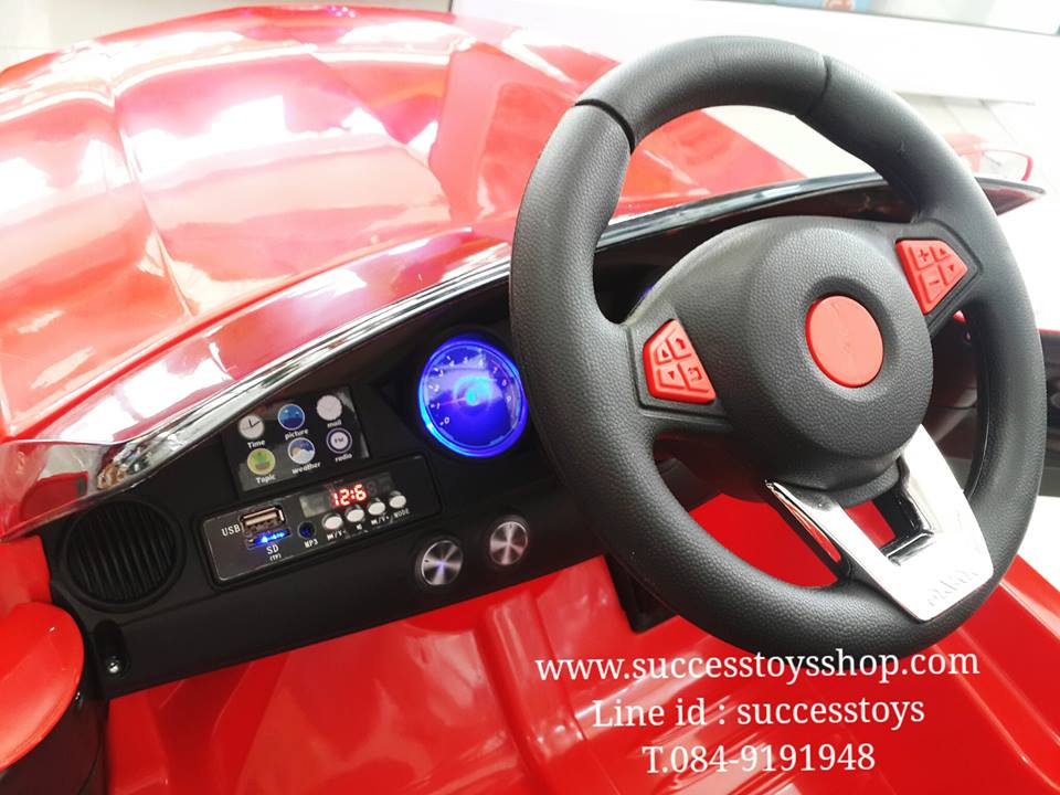 รถแบตเตอรี่เด็กนั่งไฟฟ้า ยี่ห้อ BENZ 2 มอเตอร์เปิดประตูได้ มี 3 สี แดง ขาว เขียว