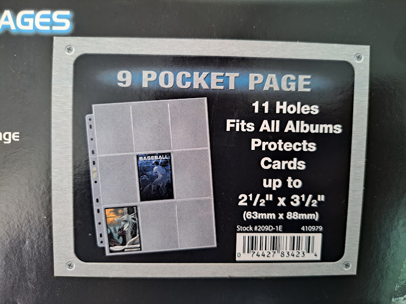 ไส้แฟ้ม ใส่การ์ด ยีห้อ Ultra Pro Platinum Series 9 ช่อง 1 แผ่น