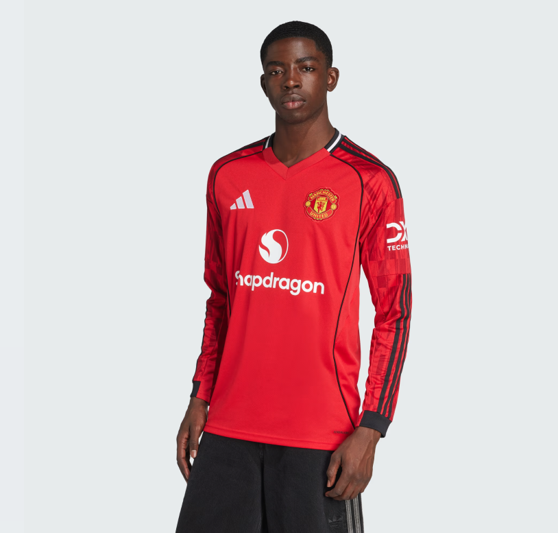 เสื้อแมนเชสเตอร์ ยูไนเต็ดแขนยาว 2025 2026 ทีมเหย้าของแท้