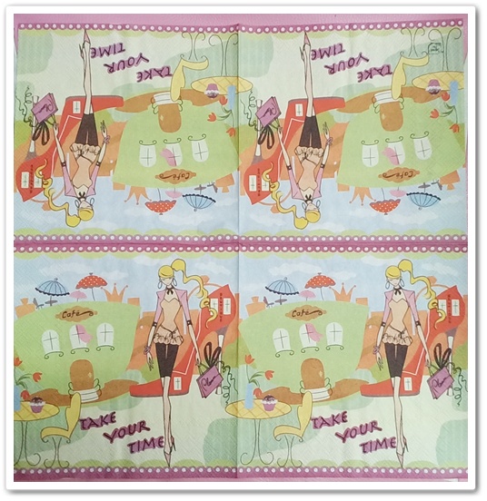 กระดาษแนปกิ้นสำหรับงานเดคูพาจ
