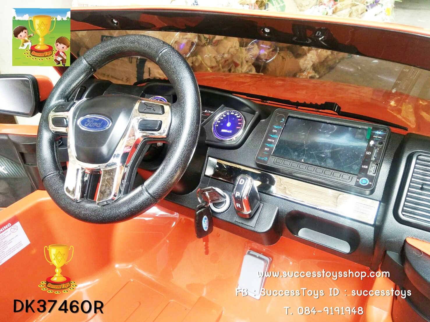 FORD 4W รุ่นใหม่ 4 มอเตอร์ งานลิขสิทธฺ์แท้ มี 4 สี แดง ส้ม ขาว ดำ