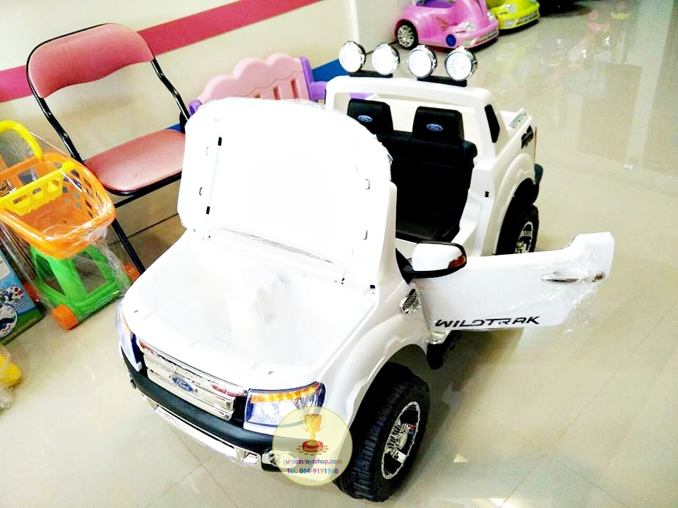 DK3646OR รถแบตเตอรี่ รถกระบะฟอร์ด FORD RANGER 2มอเตอร์ แบต 12V มีโช๊ค มี5สี แดง ขาว ดำ ส้ม ชมพู