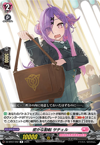 DZ-BT07/092 Disturbed in secret Satchel R