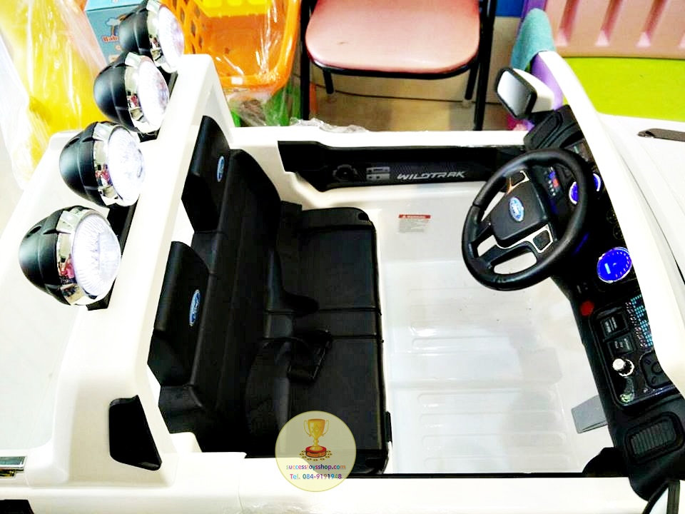 DK3646OR รถแบตเตอรี่ รถกระบะฟอร์ด FORD RANGER 2มอเตอร์ แบต 12V มีโช๊ค มี5สี แดง ขาว ดำ ส้ม ชมพู