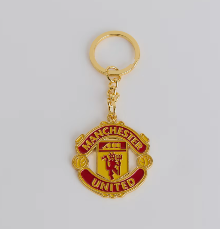 พวงกุญแจที่ระลึกแมนเชสเตอร์ ยูไนเต็ด Crest Keyring Red ของแท้