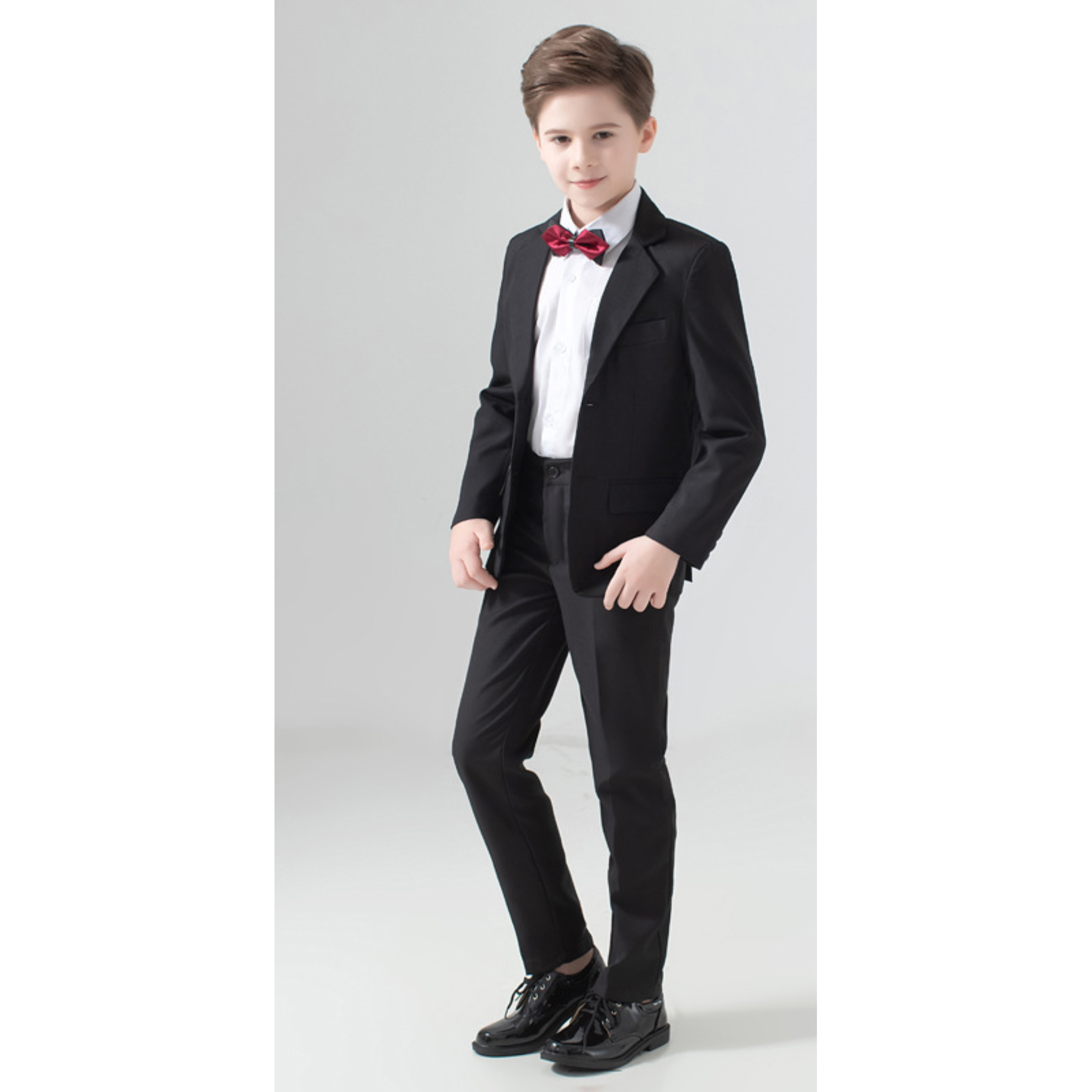 ชุดสูทเด็กชาย ชุดสูทแขนยาวงานแต่งงาน สําหรับเด็กชาย สูทเด็กผู้ชาย ชุดออกงานเด็กชาย