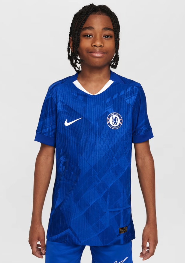 เสื้อเด็กโตเชลซี 2025 2026 ทีมเหย้า Dri-Fit Adv Home Match รุ่นนักเตะของแท้