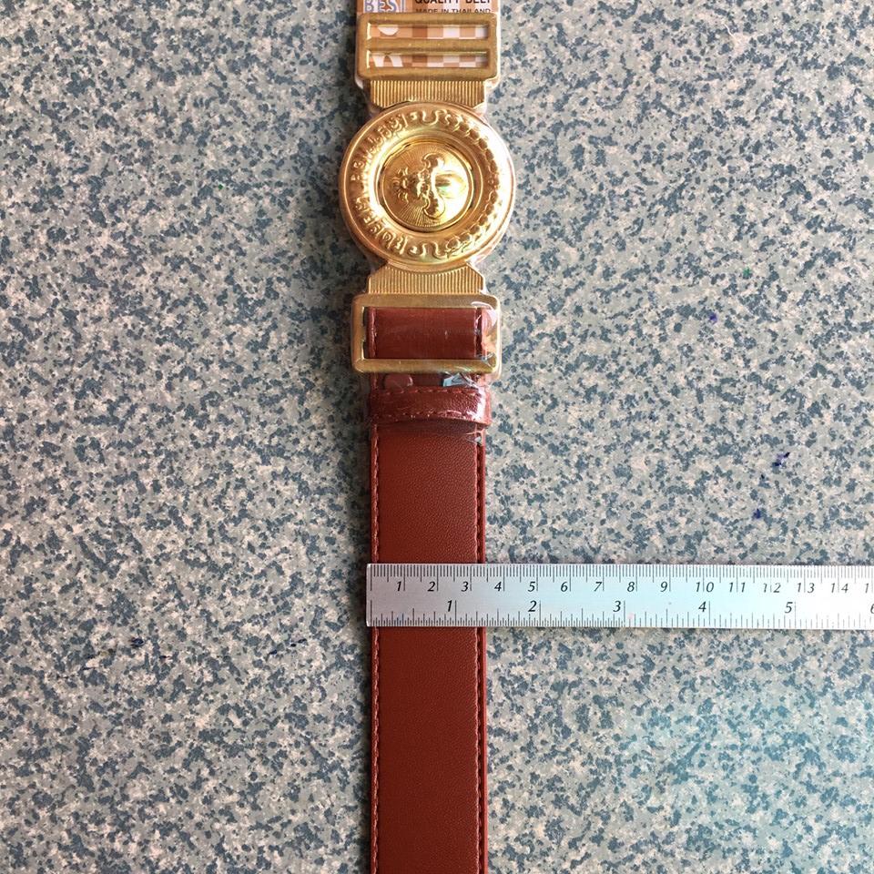 เข็มขัดลูกเสือสามัญรุ่นใหม่ หนัง PVC กว้าง 3.3 เซนติเมตร