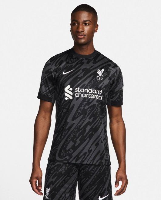 เสื้อประตูลิเวอร์พูล 2024 2025 ทีมเหย้า 24/25 Black Goalkeeper ของแท้