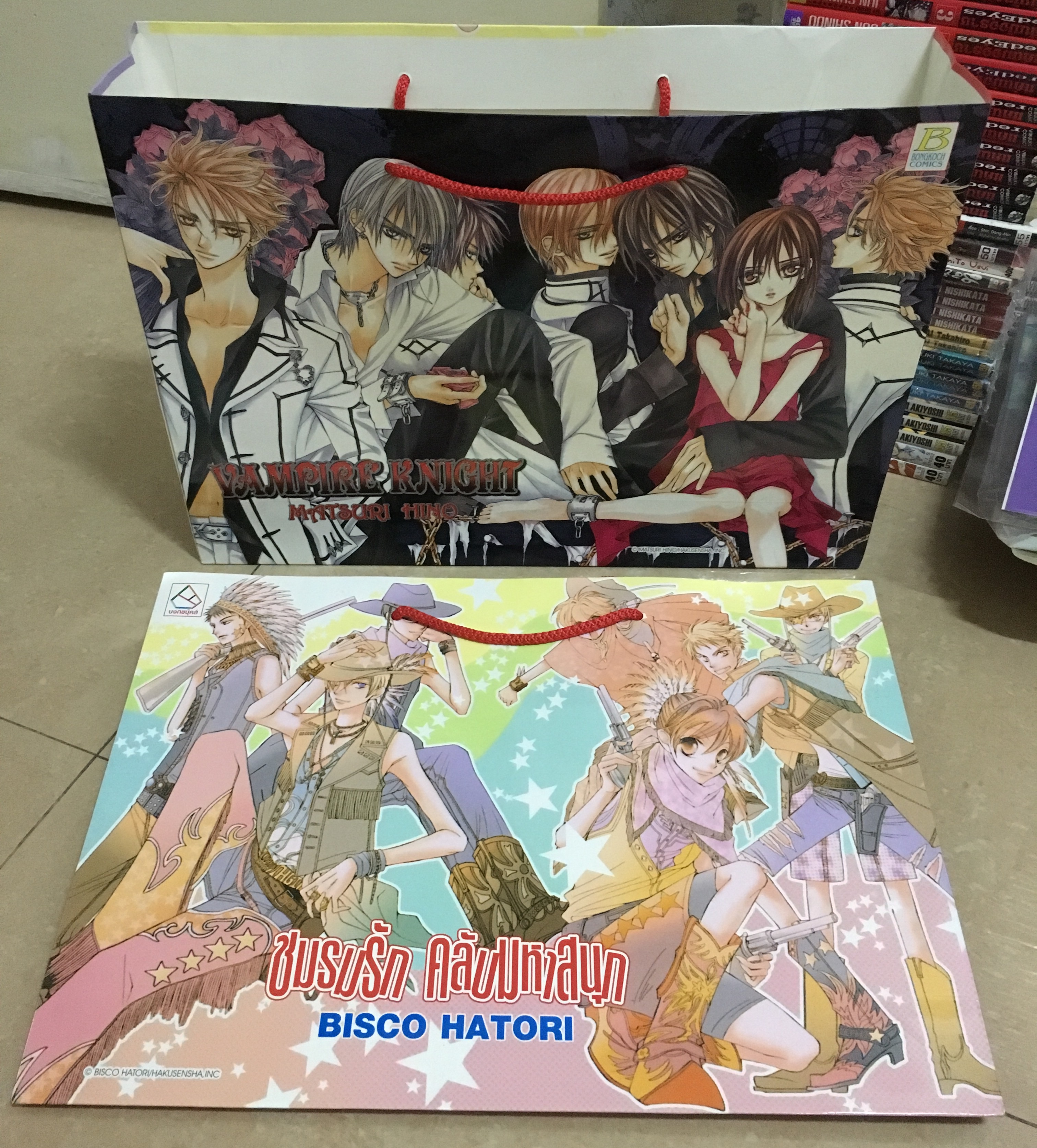 ถุงกระดาษ Vampire Knight & ชมรมรัก คลับมหาสนุก (บงกช)