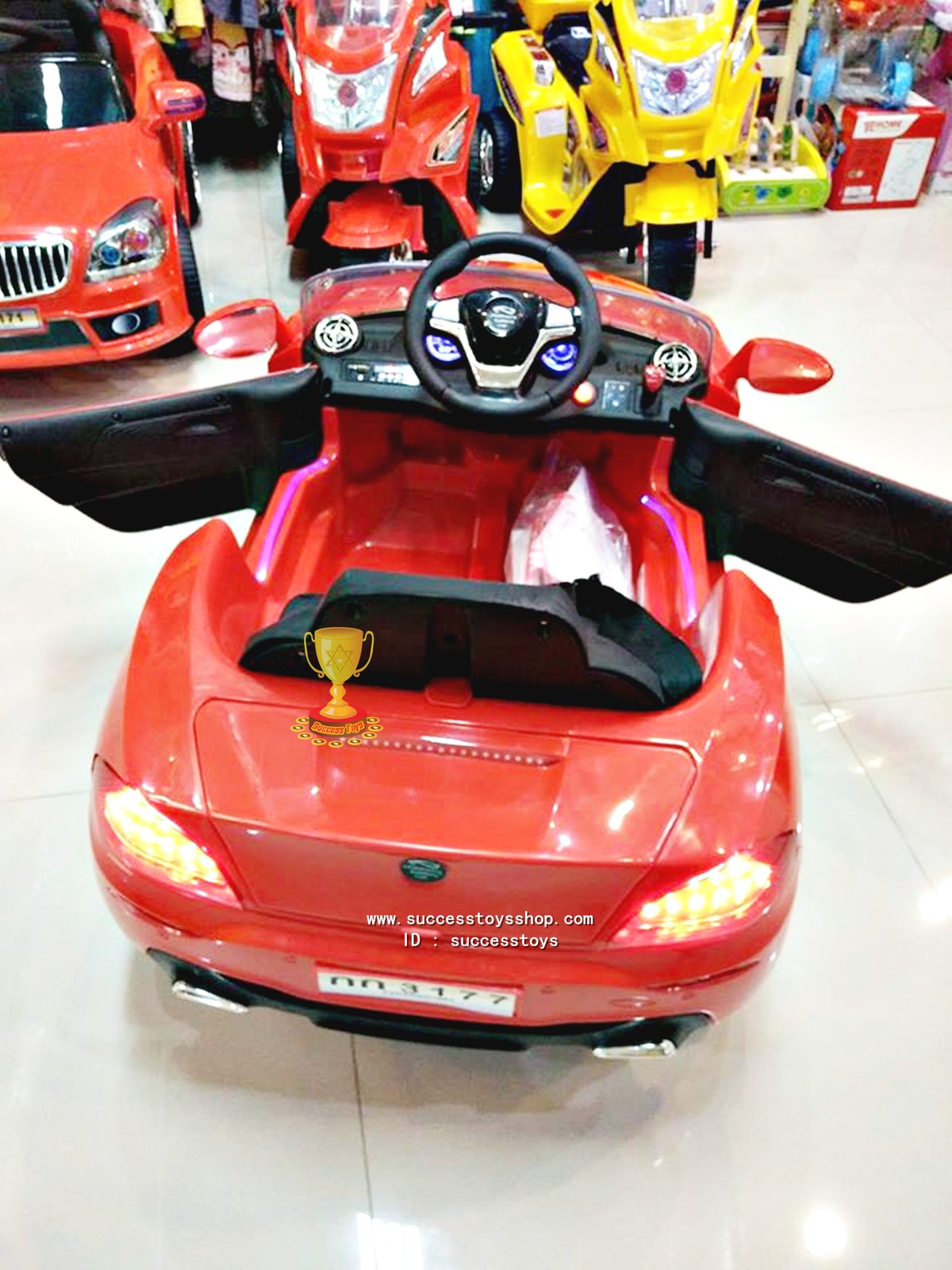 รถแบตเตอรี่เด็กนั่งไฟฟ้า BMW 2M สีแดง