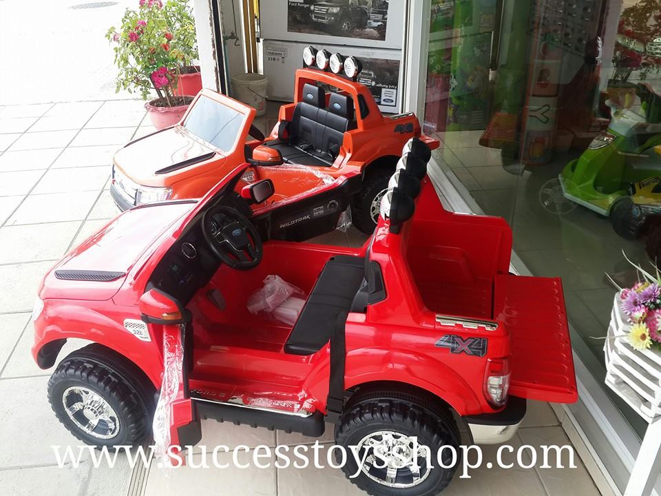 DK3646OR รถแบตเตอรี่ รถกระบะฟอร์ด FORD RANGER 2มอเตอร์ แบต 12V มีโช๊ค มี5สี แดง ขาว ดำ ส้ม ชมพู