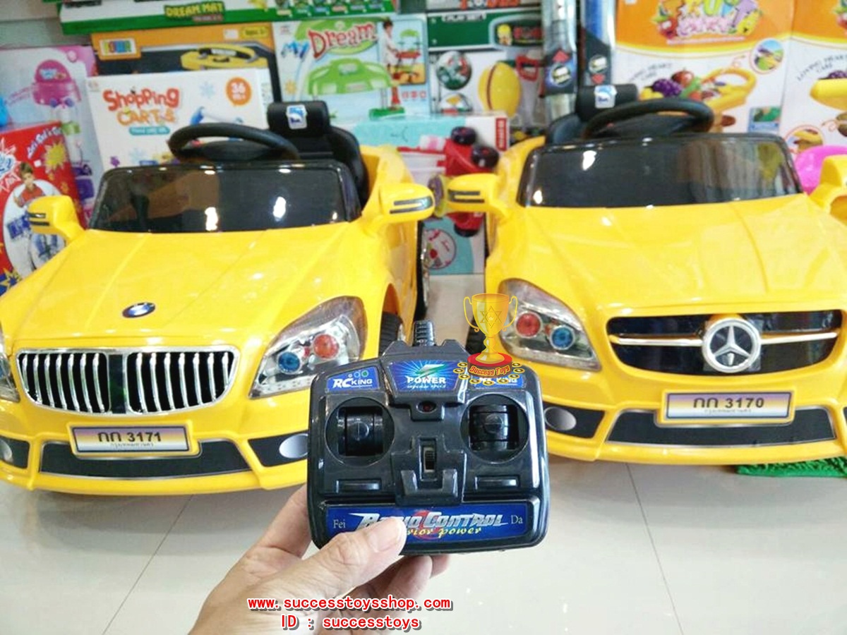 BJ3171G รถแบตเตอรี่เด็กนั่งไฟฟ้า ยี่ห้อ BMW (2มอเตอรฺ์) สีเขียว