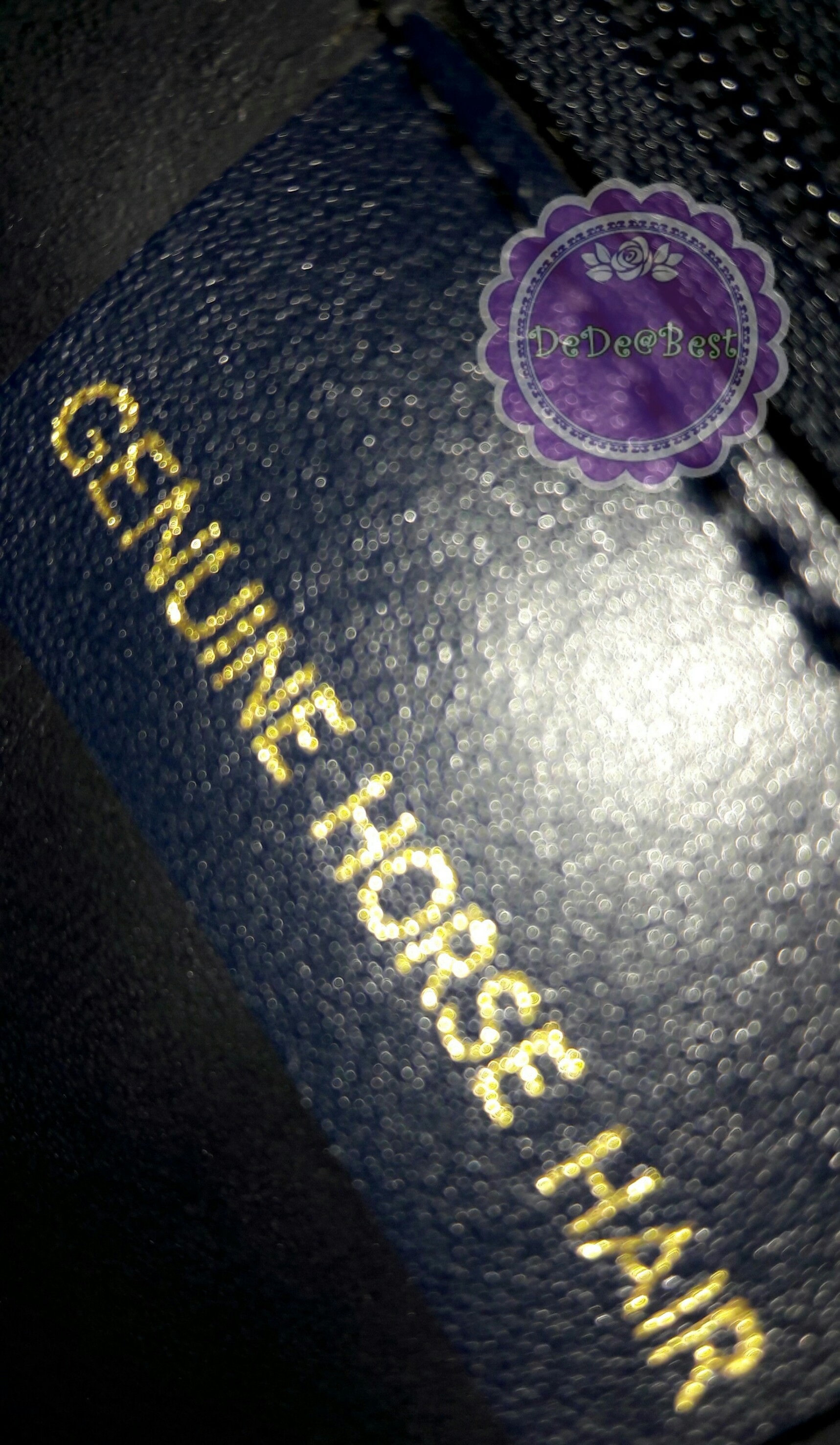 ขายแล้วค่ะ B47:Vintage GENUINE HOURSE HAIR bag กระเป๋าถือสีน้ำเงิน กระเป๋าขนหางม้า❤