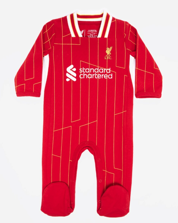 เสื้อเด็กลิเวอร์พูล Baby 24/25 Home Sleepsuit ของแท้