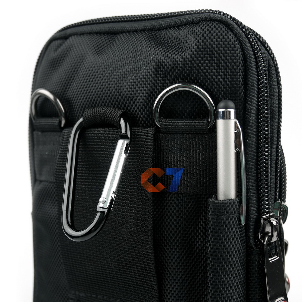 DAKAR กระเป๋าหนังคาดเอว แนวตั้ง ใส่มือถือขนาด 5 - 6.5 นิ้ว (050)