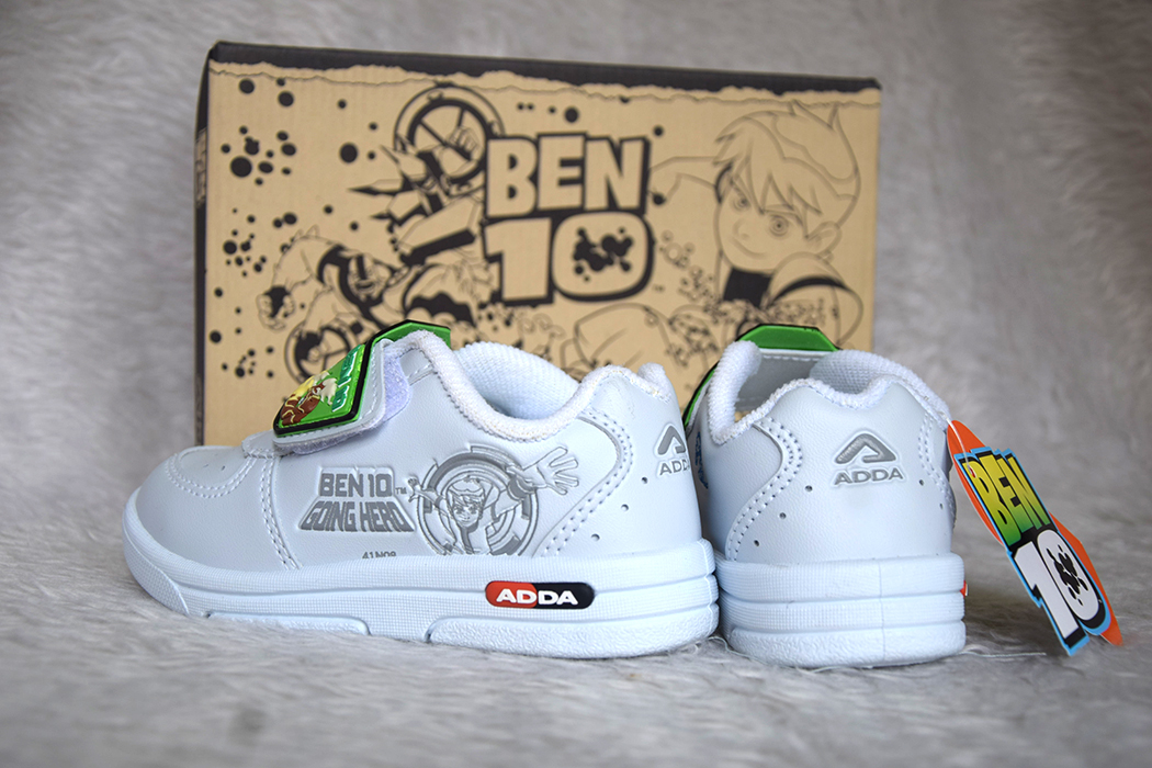 รองเท้ากีฬาเด็ก พละอนุบาล ADDA ลาย Ben10 Size 25 - 34 ใหม่