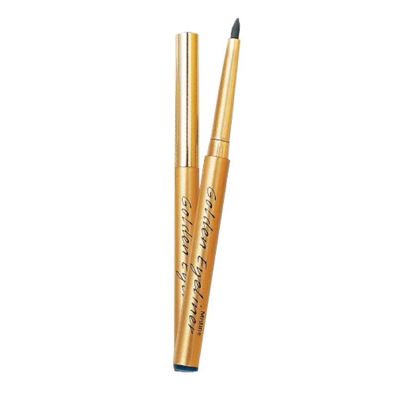 Mistine Golden Eyebrow Eyeliner Pencil ดินสอเขียนคิ้ว เขียนขอบตา มิสทีน โกลด์เด้น เนียนนุ่ม เขียนง่าย กันน้ำได้