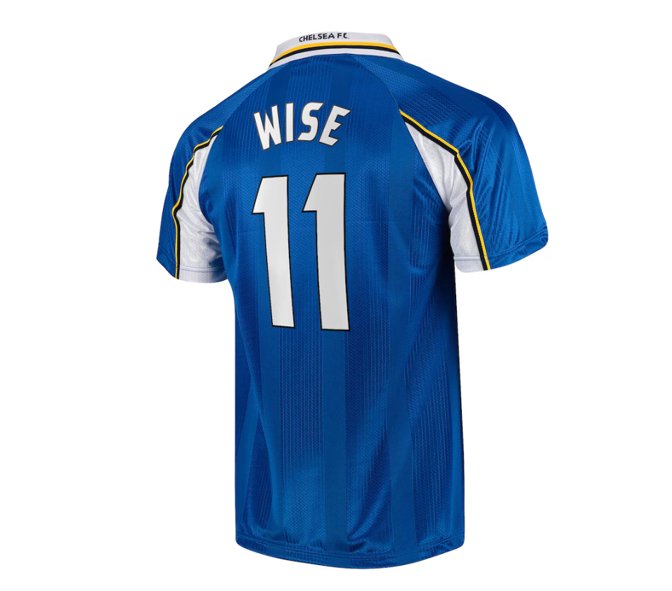 เสื้อเชลซีย้อนยุค 1998 ECWC Final ติดชื่อ Wise 11 ของแท้