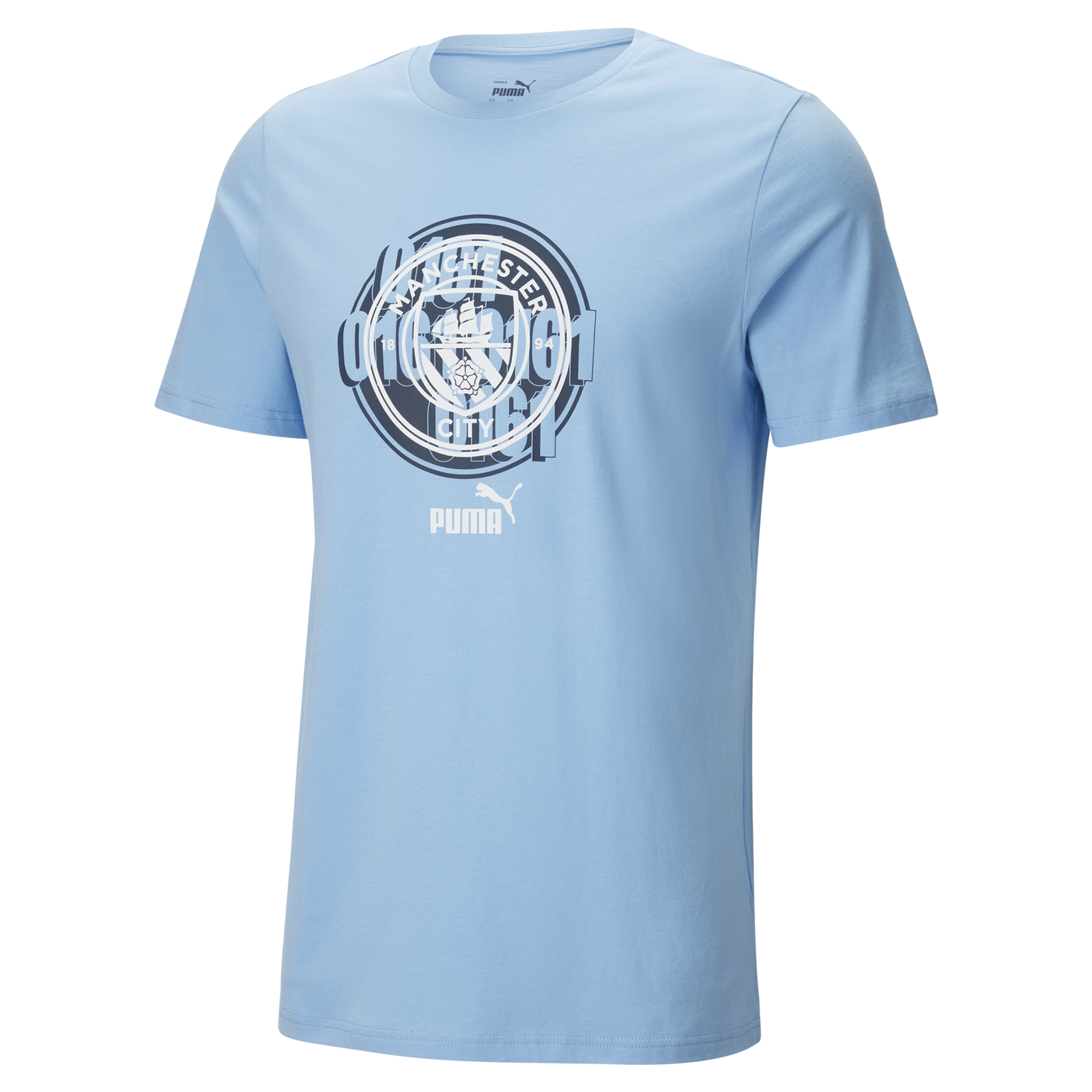 เสื้อทีเชิ้ตแมนเชสเตอร์ ซิตี้ FtblCulture Tee สีฟ้าของแท้