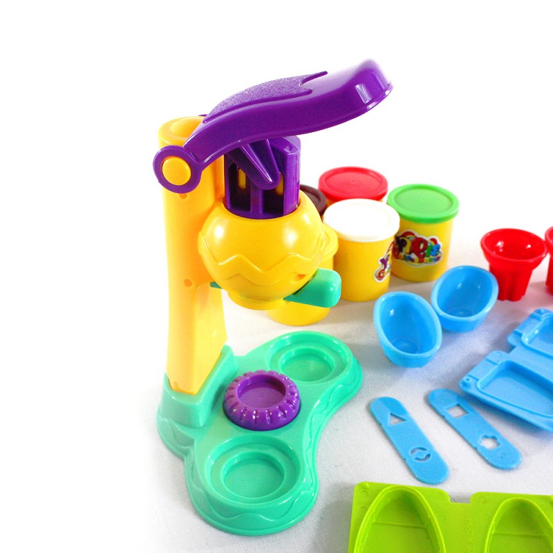 ของเล่นทำไอศครีม พร้อมแป้งโดว์ 5 กระปุก