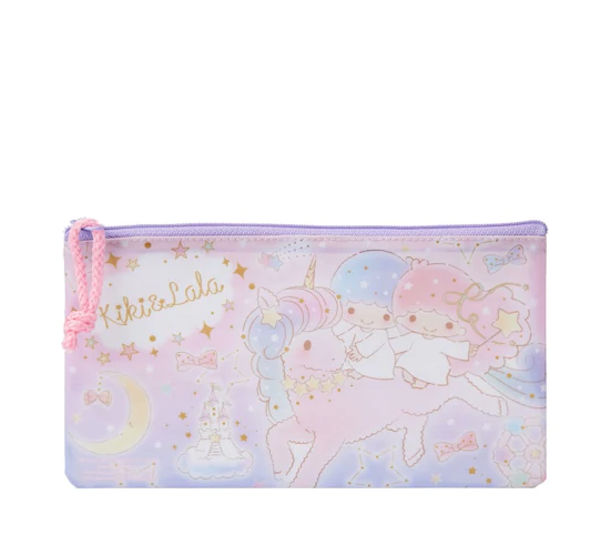 กระเป๋าดินสอ ลิตเติ้ลทวินสตาร์ แบบใส พร้อมซิป คุณภาพดี Little Twin Stars Happiness Pencil Zipped