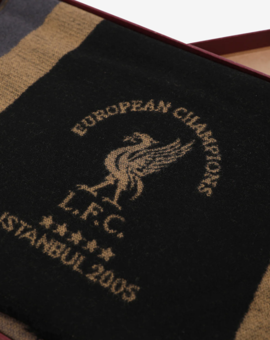 ผ้าพันคอลิเวอร์พูลอิสตั้นบูล Istanbul 2005 มีกล่องของขวัญของแท้