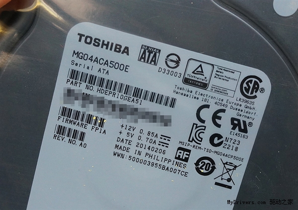 MG04ACA500E Toshiba 5TB SATA 6G 7.2K RPM 128MB 3.5INC HDD