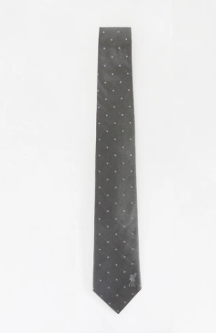 เนคไทลิเวอร์พูลผ้าไหม Grey Silk Tie ของแท้