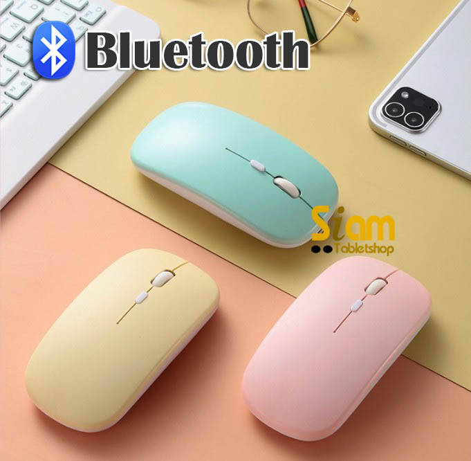 [พร้อมส่ง] เมาส์ บลูทูธ ไร้สาย สำหรับ มือถือ แท็บเล็ต ipad iphone samsung Huawei