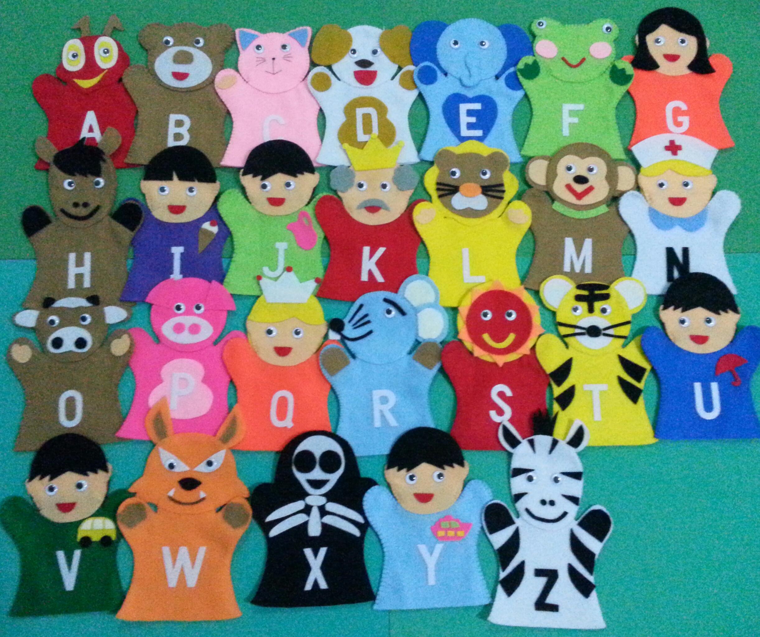 หุ่นมือ A-Z