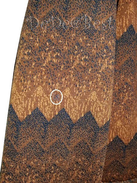 T57:Vintage top เสื้อสูทวินเทจสีน้ำตาลลายกราฟฟิคเล่นโทนสีสวย