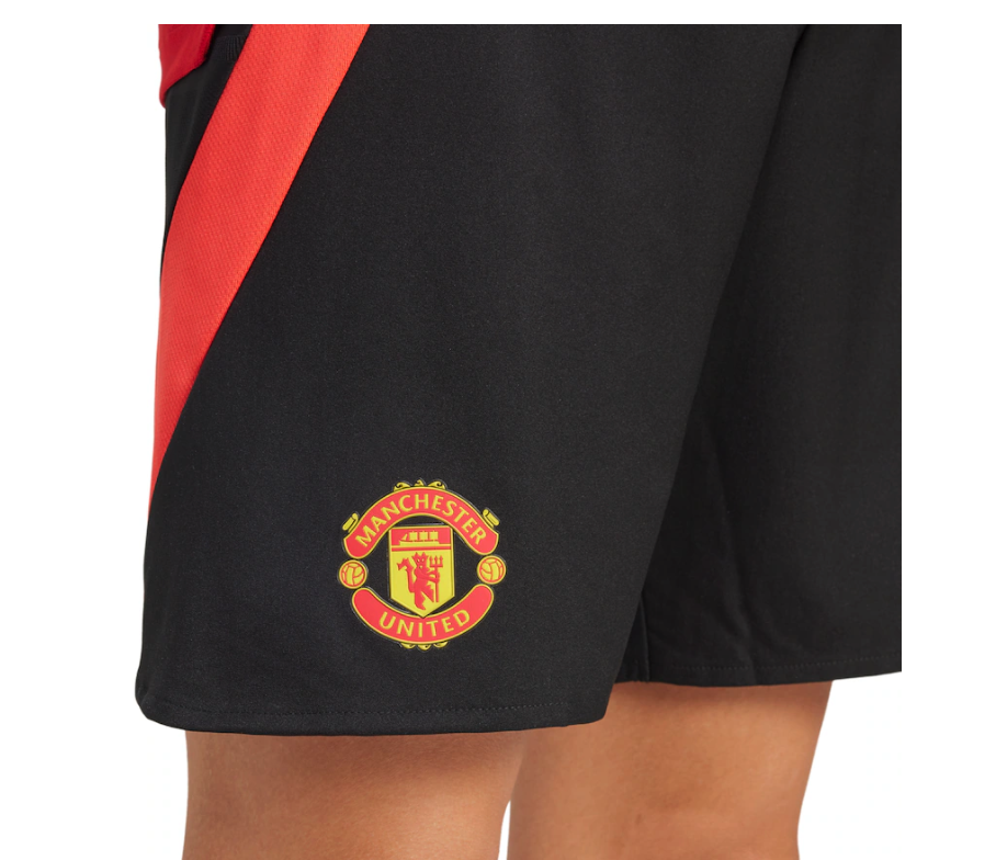 กางเกงแมนเชสเตอร์ ยูไนเต็ด 2024 2025 ทีมเหย้ารุ่นเวอร์ชั่นนักเตะ Home Authentic สีดำของแท้