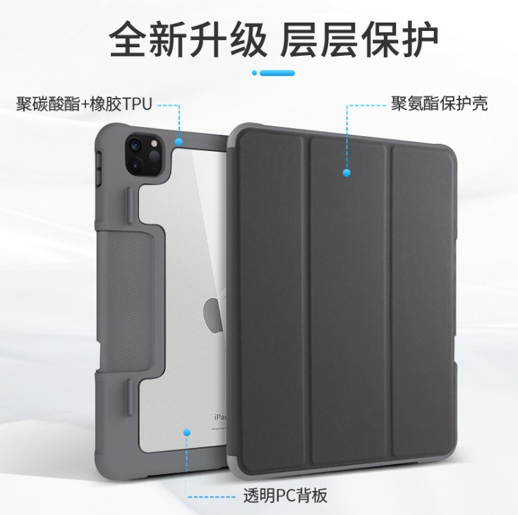 [Mutural] รุ่นกันกระแทก เคส iPad Pro 11 2020 มีรางใส่ปากกา