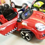 LN5626R รถแบตเตอรี่เด็กนั่ง ยี่ห้อมินิคูเปอร์(ฝากระโปรงมีไฟ) มี 5 สี แดง เหลือง เขียว ชมพู ขาว