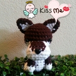 ตุ๊กตาถักหมา ขนาด 5 นิ้ว