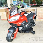 กก3747R รถมอเตอร์ไซค์ 2 มอเตอร์สีแดง