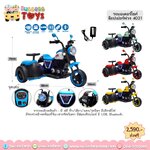 รถมอเตอร์ไซค์พ่วงข้างพร้อมที่จับ+สายรัดกันตก 2 มอเตอร์ 4031