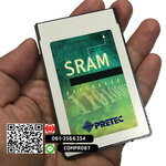PRETEC, SN5512, SN5512-08, SN5512-16, SRAM Card,512KB ,with out attribute memory, dual 8-bit & 16-bit