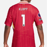 เสื้อลิเวอร์พูล 2024 2025 ทีมเหย้าเวอร์ชั่นนักเตะ KOPP 1 อาร์มพรีเมียร์ลีก No Room For Racism ของแท้
