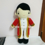 ตุ๊กตาถักรับปริญญาครุยพระจอมเกล้าฯ ขนาด 16 นิ้ว