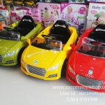 รถแบตเตอรี่เด็กนั่งไฟฟ้า ยี่ห้อ ออดี้ มี3สี แดง เหลือง เขียว มีแบบ1มอเตอร์และ2มอเตอร์